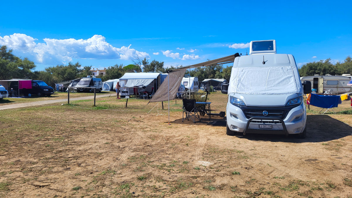 Camping El Molino in der Nebensaison September – viel Platz und Ruhe