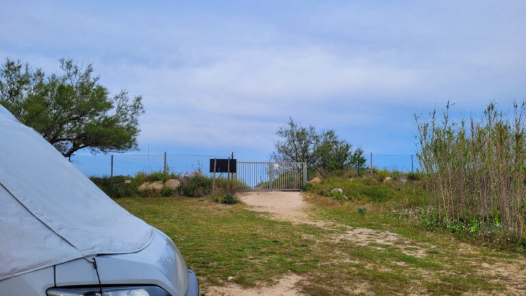 Strandparzelle direkt am Meer – Camping El Molino Costa Brava